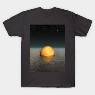 Surreal Saturn Scene T-Shirt